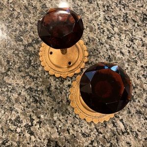 Purple Gemstone Curtain Tiebacks